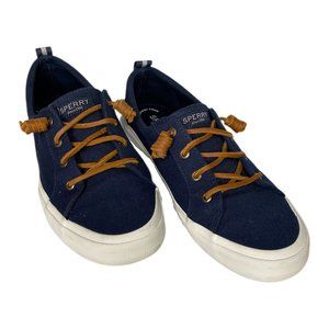 Sperry Top Sider Crest Vibe Navy Blue Slip On Sneakers Women's 9